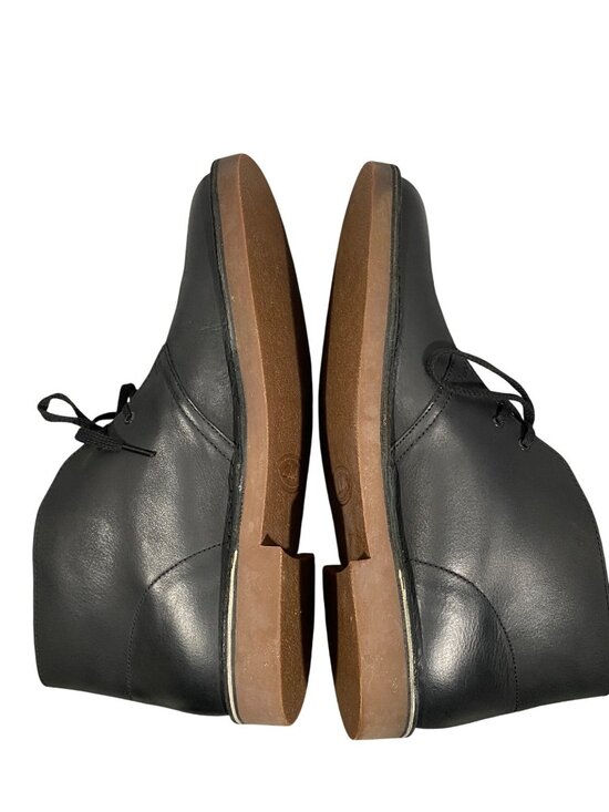 Clarks Mens Black Bushacre 2 Leather Desert Boots Size 11M Casual Lace-Up Shoes main image 7